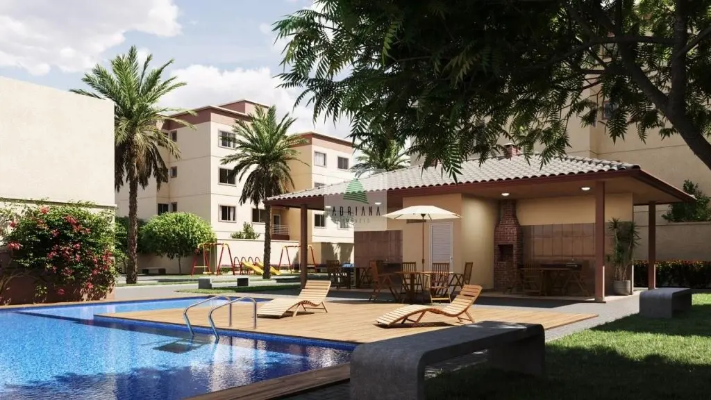 2 quartos , sala, banheiro social, cozinha, área de serviços , vaga de garagem ,...