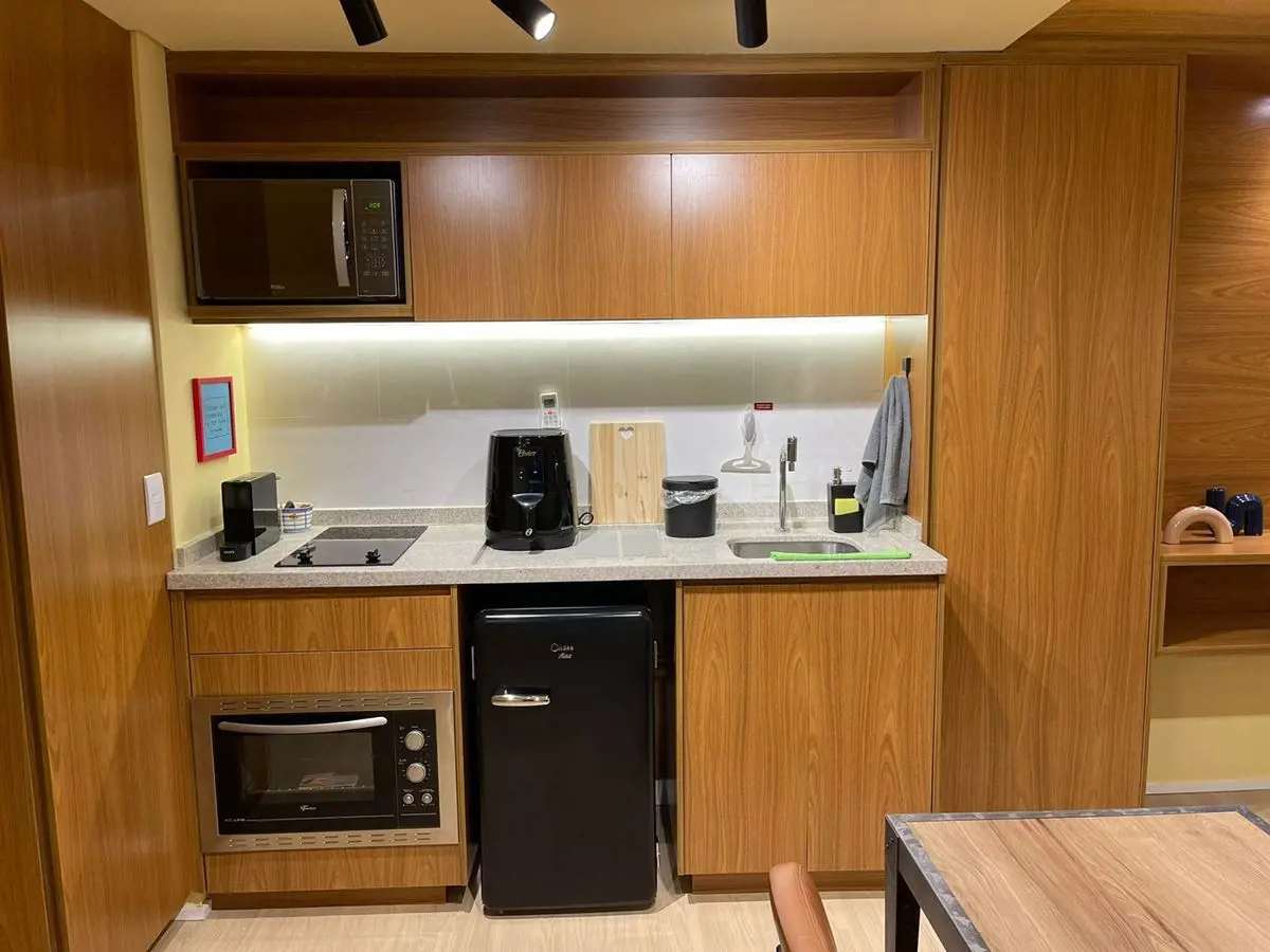 Studio no BLEND SMART STYLE31m,Sala, cozinha e suíte Mobiliado 07/07/24