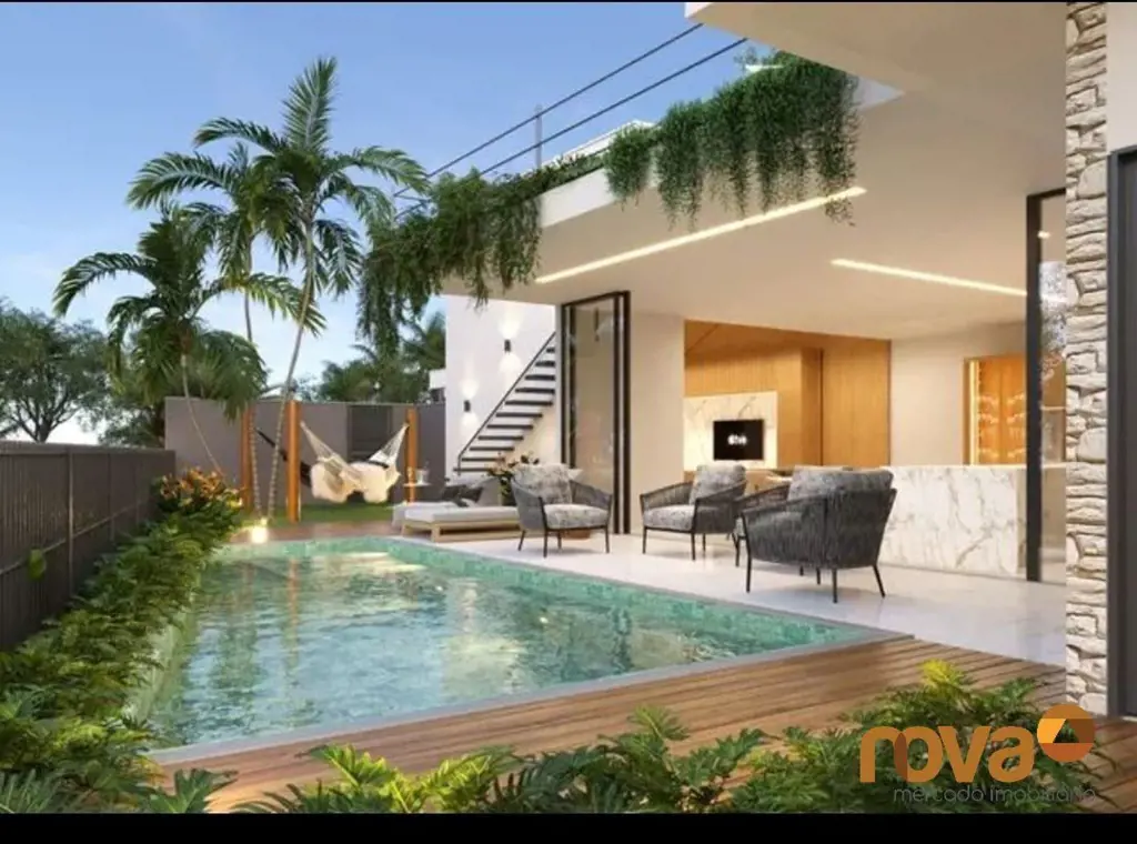 Casa Térrea Alto Padrão em Condomínio com 4 suites no Jardins Porto, Lote de esq...