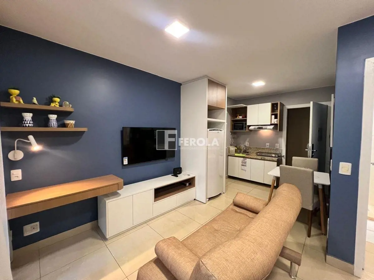 Ferola vende maravilhoso Apartamento Mobiliado no no Hotel The Sun com Vista par...