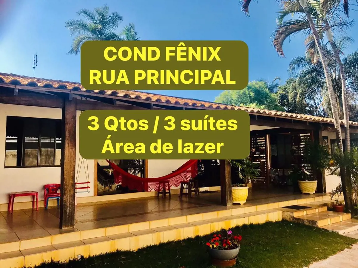 Vendo! Cond. Fênix. 3 quartos, 3 suites, hidro, área de lazer. R. Principal. Exc...