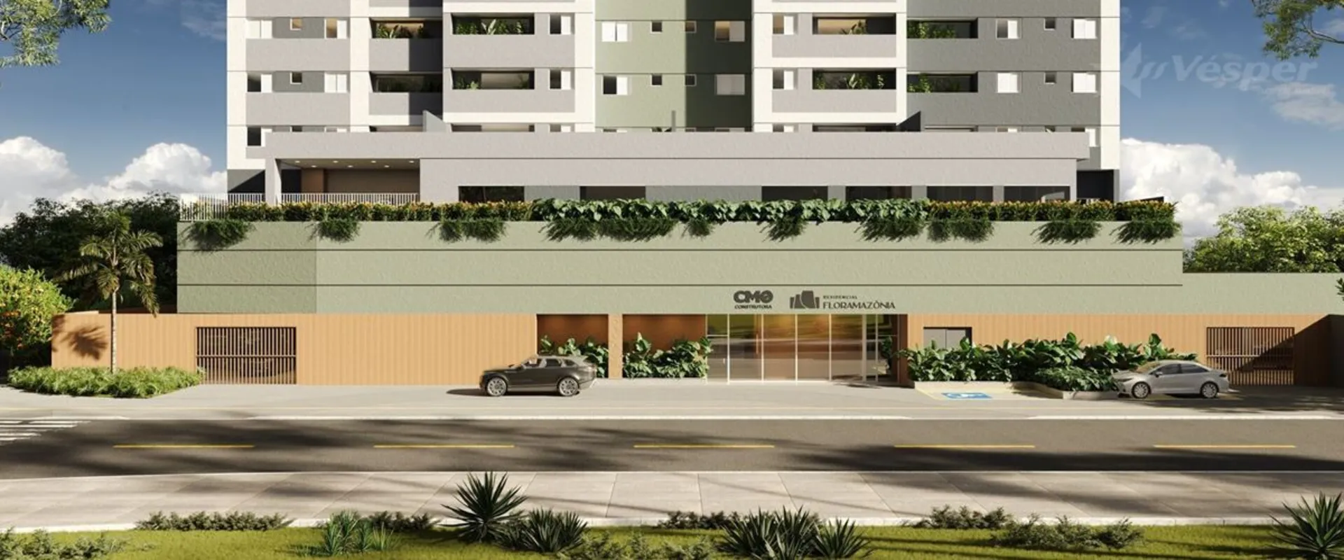RESIDENCIAL FLORAMAZÔNIA Apartamento na planta com 2 quartos sendo 1 suíte, cozi...