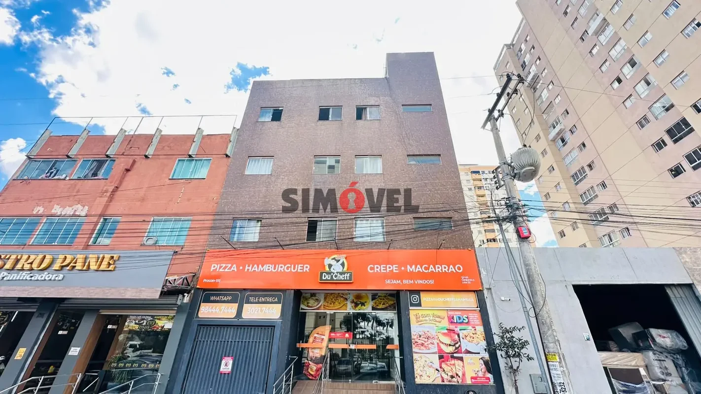 QI 416 - Apartamento com 1 dormitório para alugar, 36 m² por R$ 720/mês - Samamb...