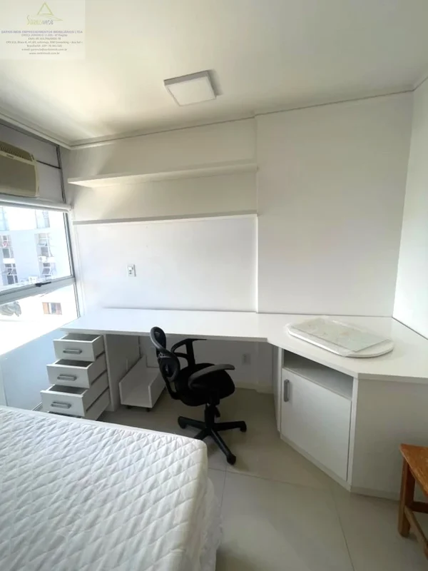 Lago Norte apartamento mobiliado, garagem, 01 quarto, 2 banheiros, cozinha ameri...