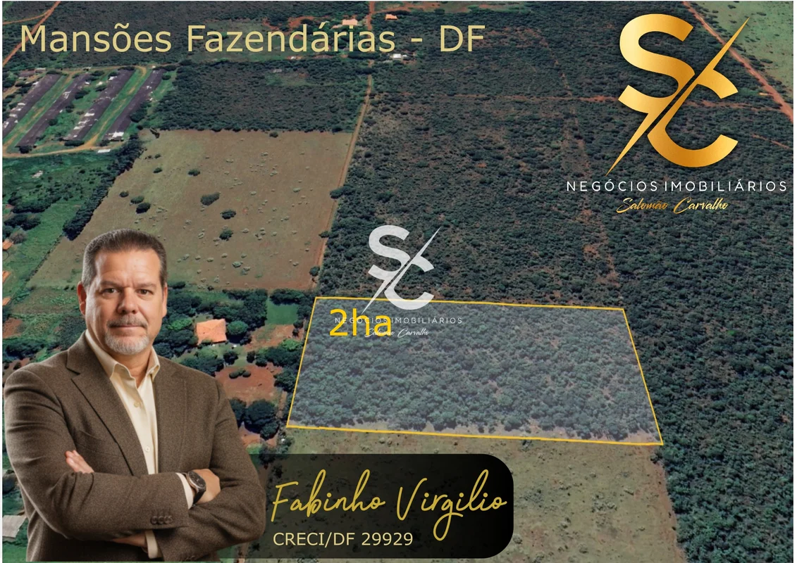 Anúncio: Área à Venda – Mansões Fazendárias, DF Área de 2 Hectares à Venda!Se vo...