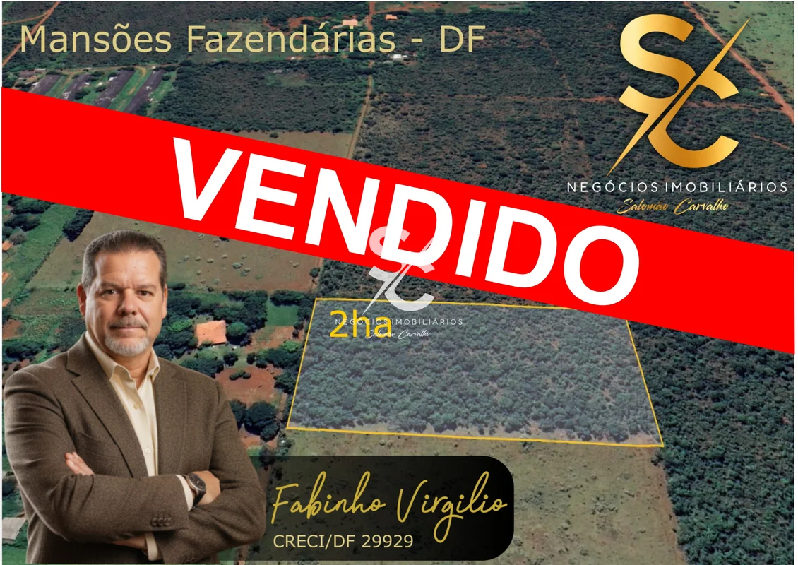 Anúncio: Área à Venda – Mansões Fazendárias, DF Área de 2 Hectares à Venda!Se vo...