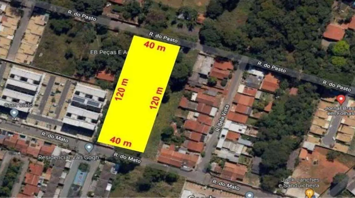 VENDE-SE ÁREA DE 4.800M *JARDIM BELA VISTA EM APARECIDA DE GOIÂNIA*   - IDEAL P...