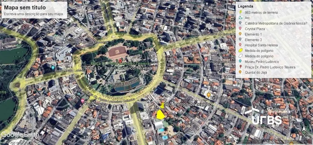 COD U-0010191 - TERRENO SETOR SUL COM 963 METROS, SÃO 2 LOTES COM A LOCALIZAÇÃO ...