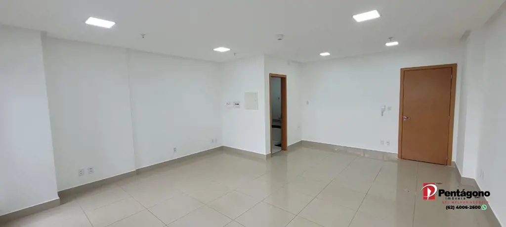 Sala 45,57 m² de área útil com 01 banheiroVaga de garagem rotativa para maior co...