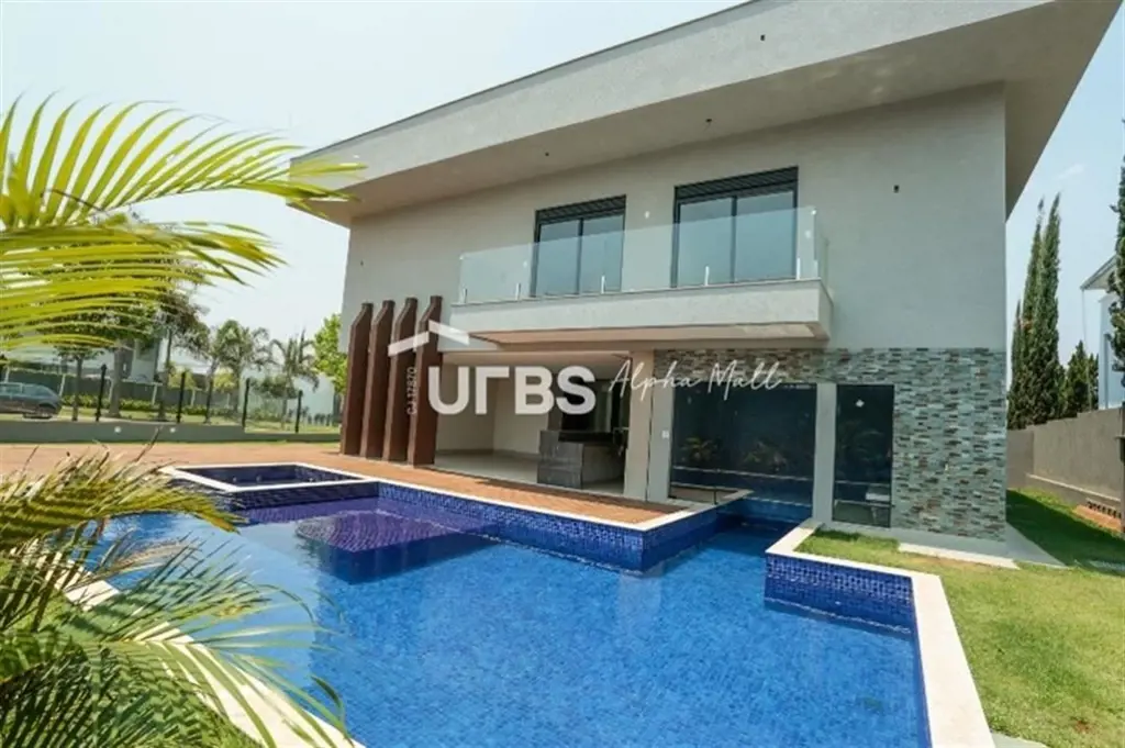 COD U-0000433 - Sobrado no Alphaville Goiás, 812 m² de terreno, 512 m² de constr...