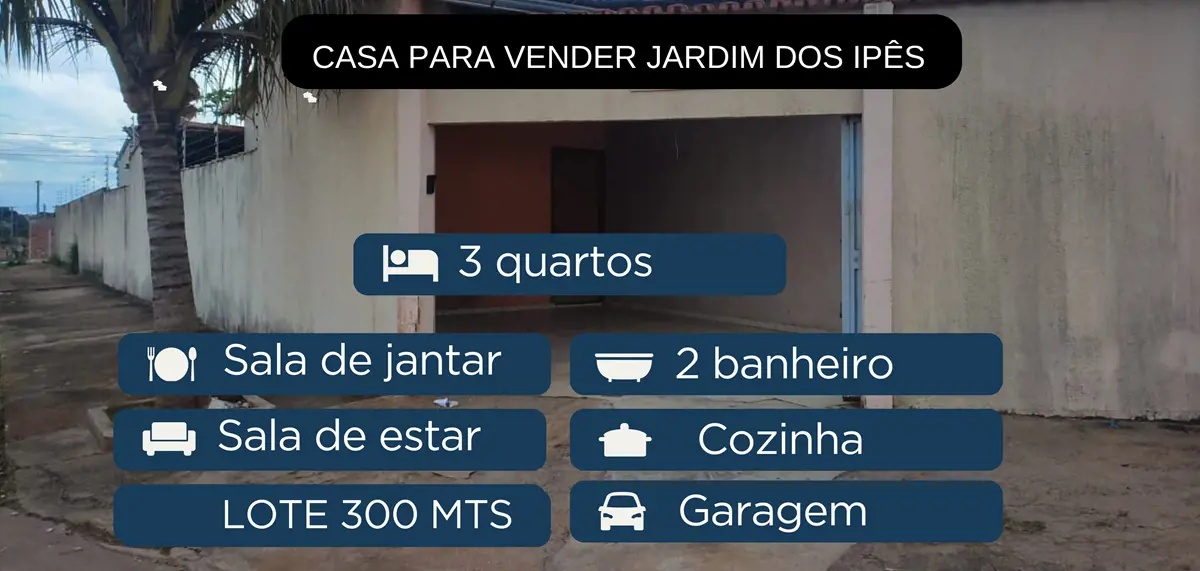 CASA DE 3 QUARTOS 1 SÚITE FIMAÇIARLOTE 300 MTSDE ESQUINA (62) 99449-3856 17/10/2...
