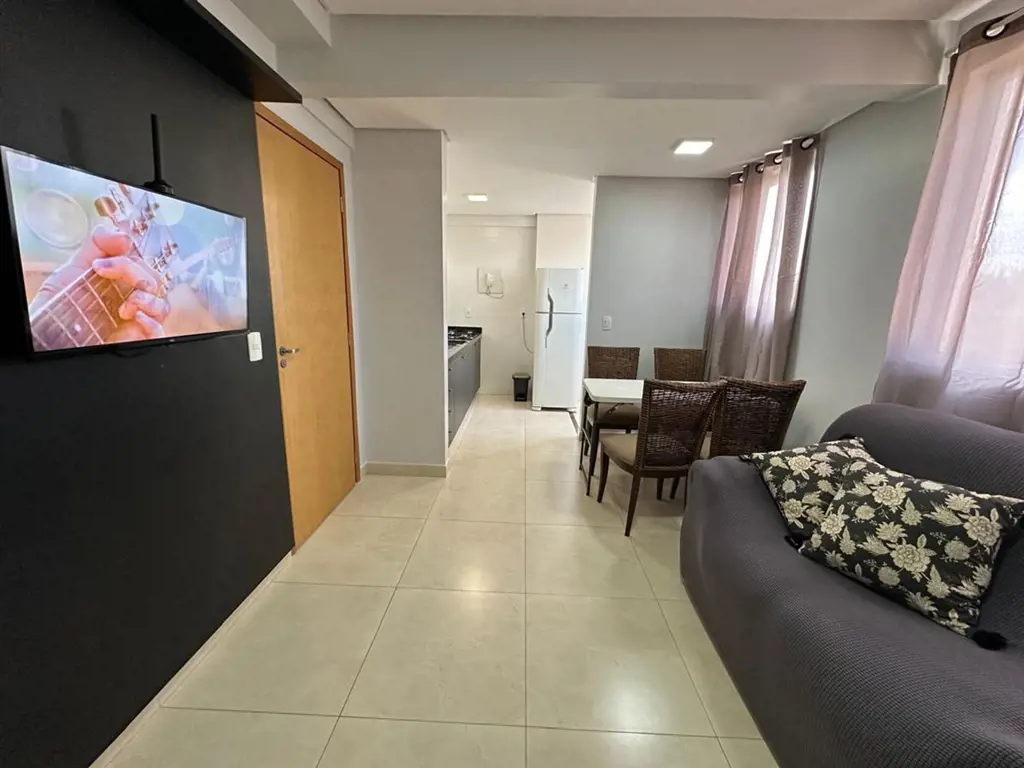 Apartamento 2 quartos, mobiliado próximo ao Buriti Shopping 48,21m²; São 2 quart...