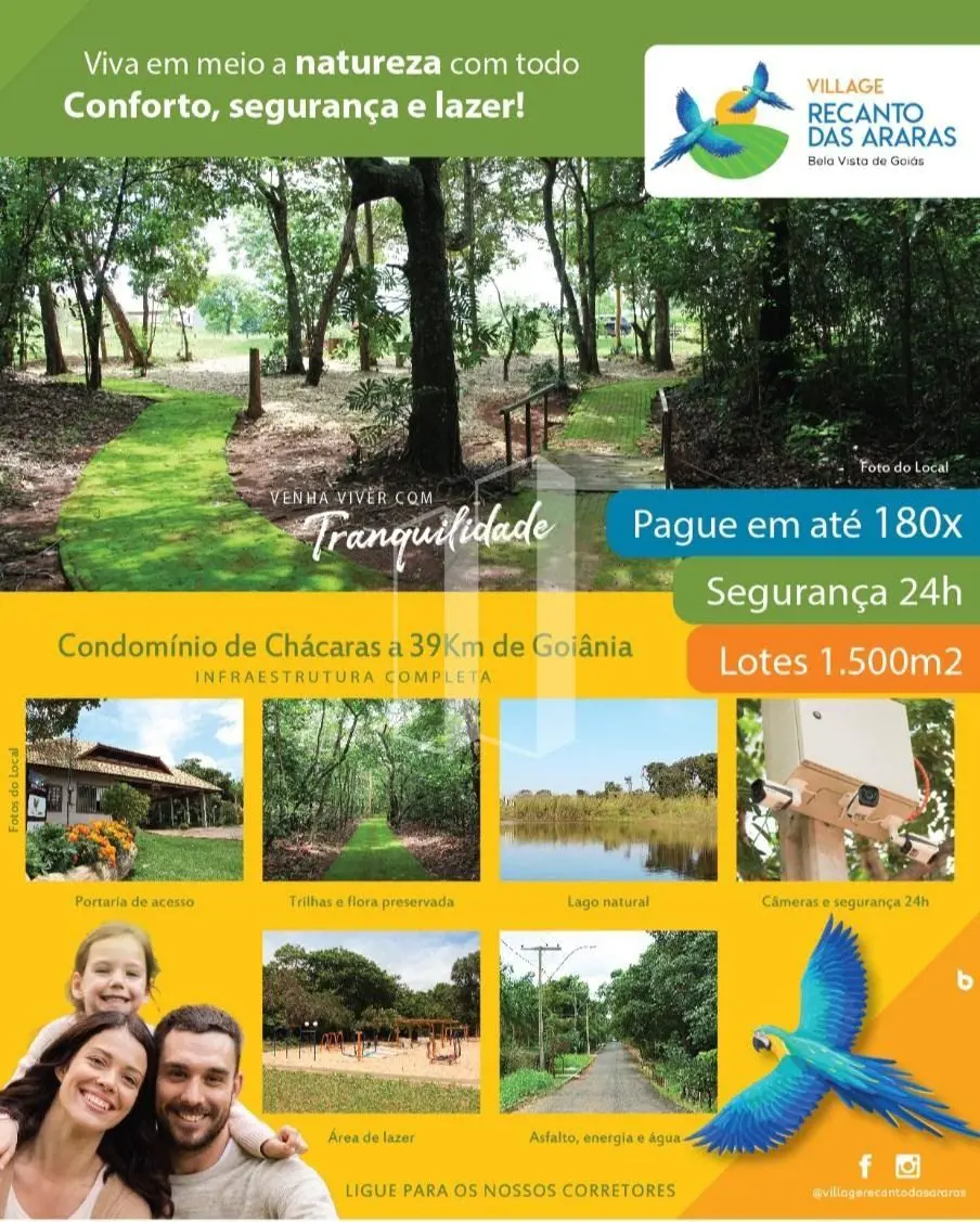 Condomínio de Chácaras Village Recanto das Araras, Bela Vista de Goiás Está é um...