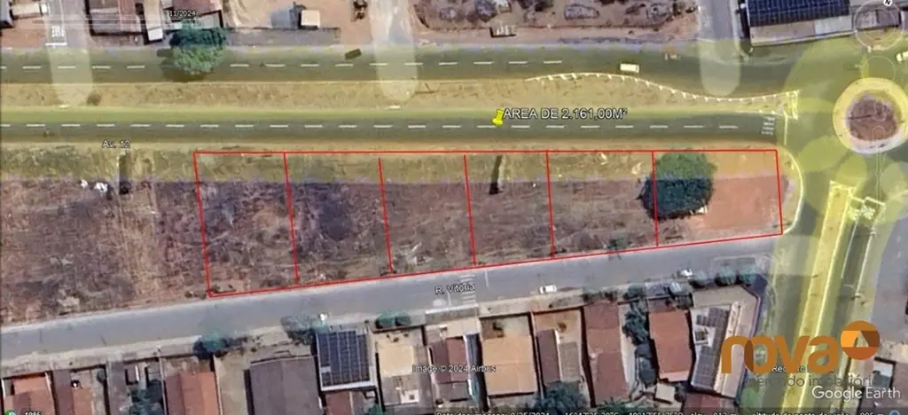 Área comercial de 2.161,07 m² na Avenida das Nações, próximo ao Condomínio Resid...