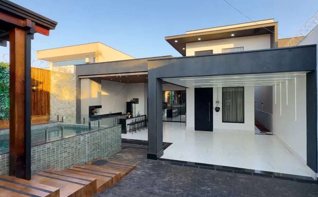 :: Casa térrea c/ piscina, sauna e varanda gourmet - Taguaparque, escriturada. 4...