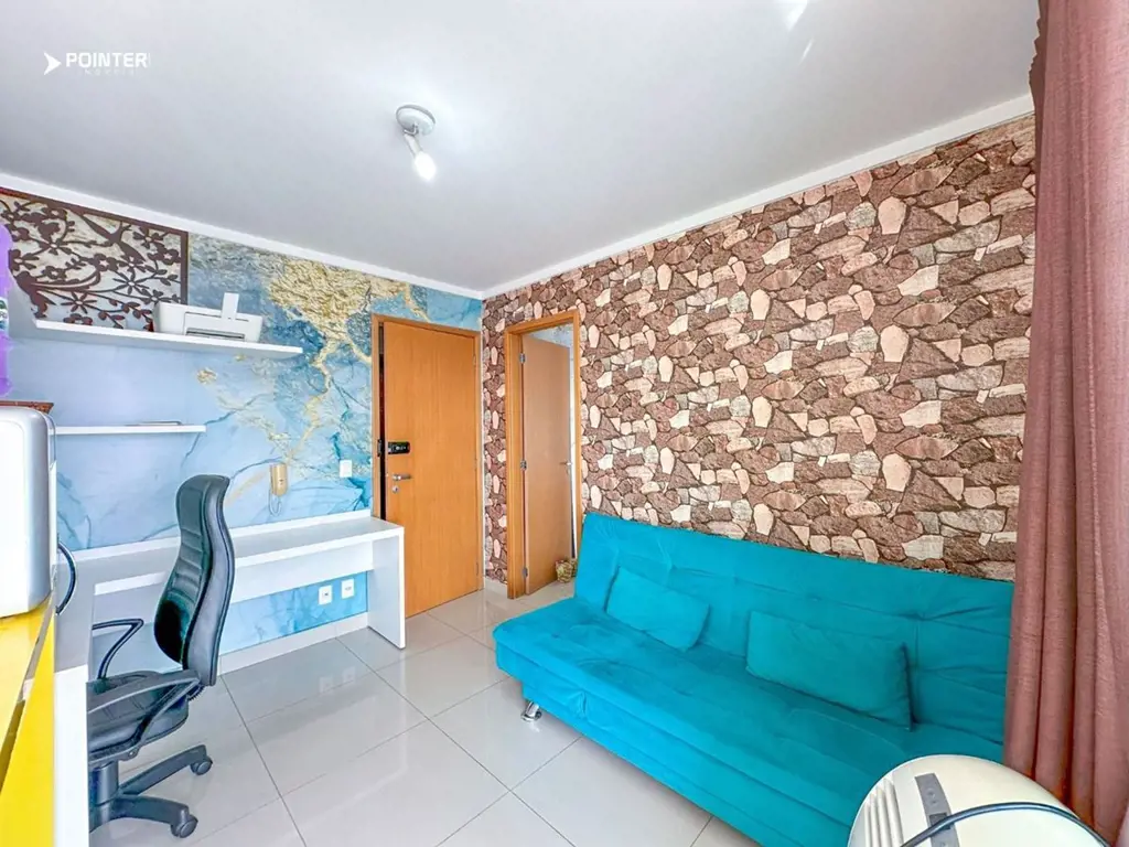 Apartamento com 43,5m²Flat com Sala, Cozinha, Quarto e banheiro, Sacada e Lavand...