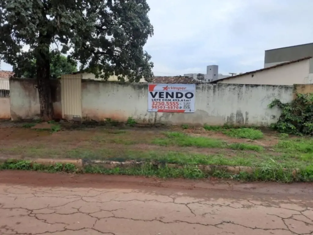 Excelente lote para construção medindo de frente 20,00 metros pelo Rua 1.097; 22...