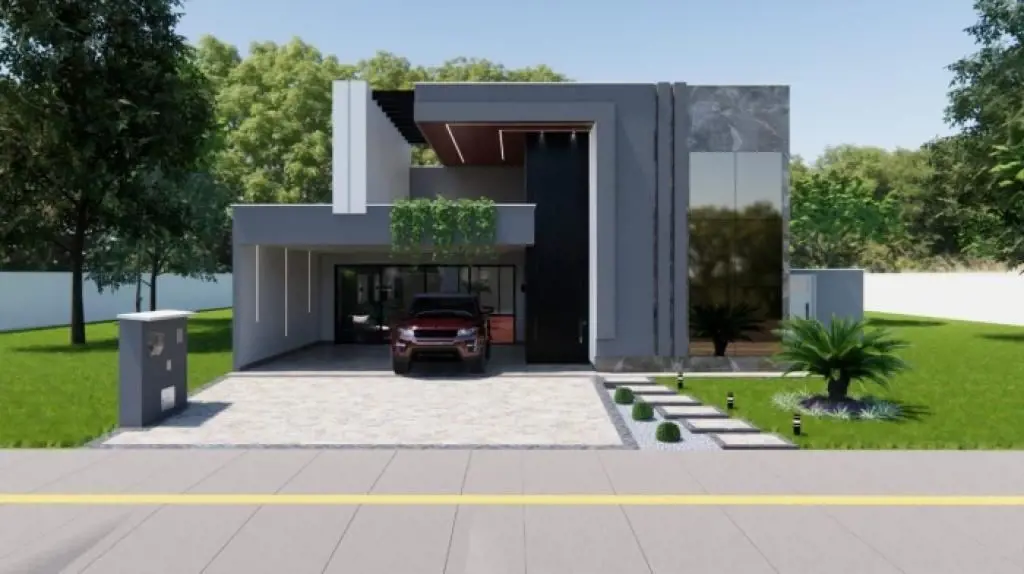 Casa térrea de altíssimo padrão Composta por 4 suítes plenas, sendo 2 suítes mas...