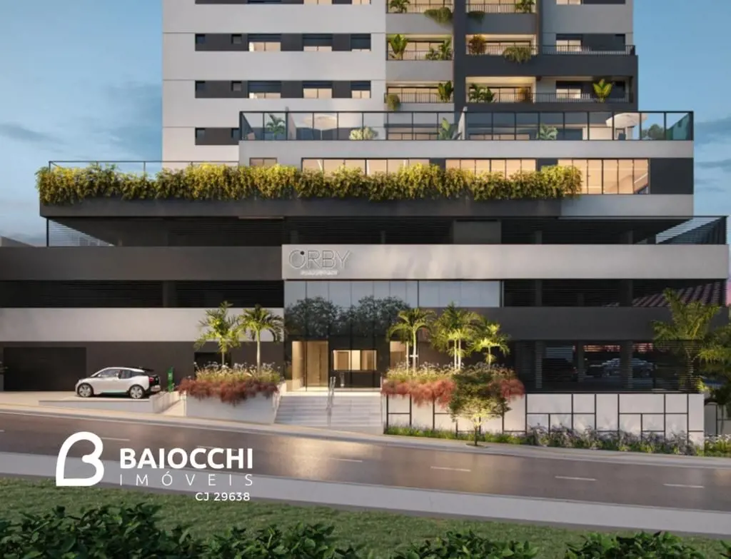 Orby Flamboyant Entrega Setembro 202668 M2Sala dois ambientes Cozinha integrada ...