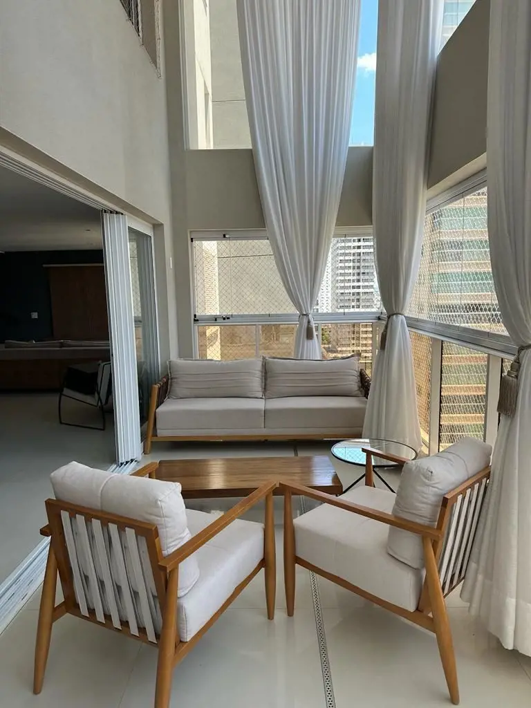 Apartamento Mobiliado Duplex 4 suítes em frente a praça t 23 4 suítes, sala ampl...