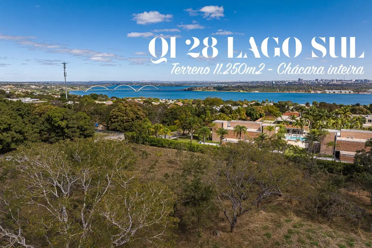 Apresentamos excepcional terreno localizado na SHIS Qi 28 Lago Sul, setor de chá...