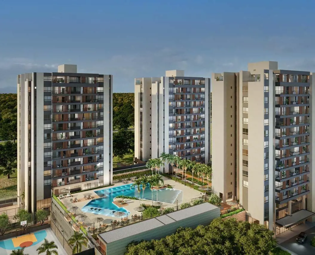 Villa Jardins na melhor posição !Empreendimento composto por três torres com LOT...