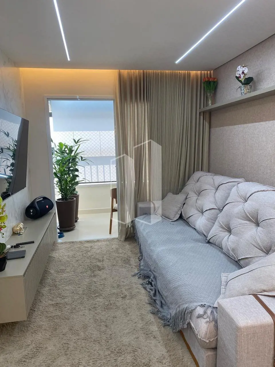 Sala 2 ambientes, sacada, ármarios, cozinha com armarios, iluminação moderna, ba...