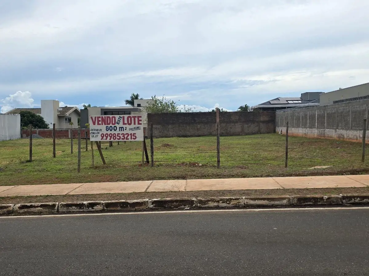 VENDO EXCELENTE LOTE ..QUITADO ..ESCRITURADO..REGISTRADO *800 M2 * PRONTO PRA CO...