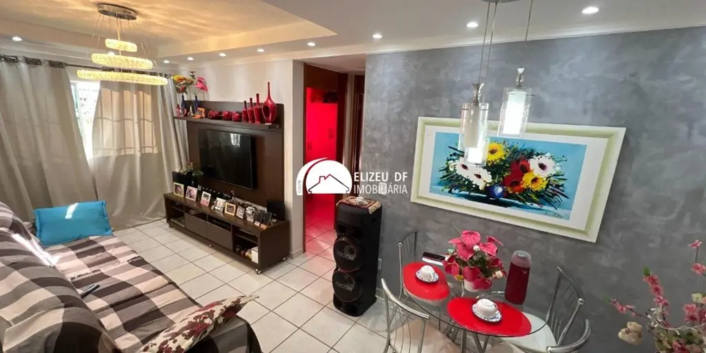 ELIZEU DF IMOBILIÁRIA VENDE ÓTIMO APARTAMENTO NO CONDOMÍNIO 38, RIACHO FUNDO II,...