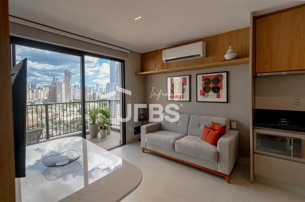 COD U-0020203 - Apartamento Studio à venda no Setor Bueno, 1 suíte, 1 vaga, próx...