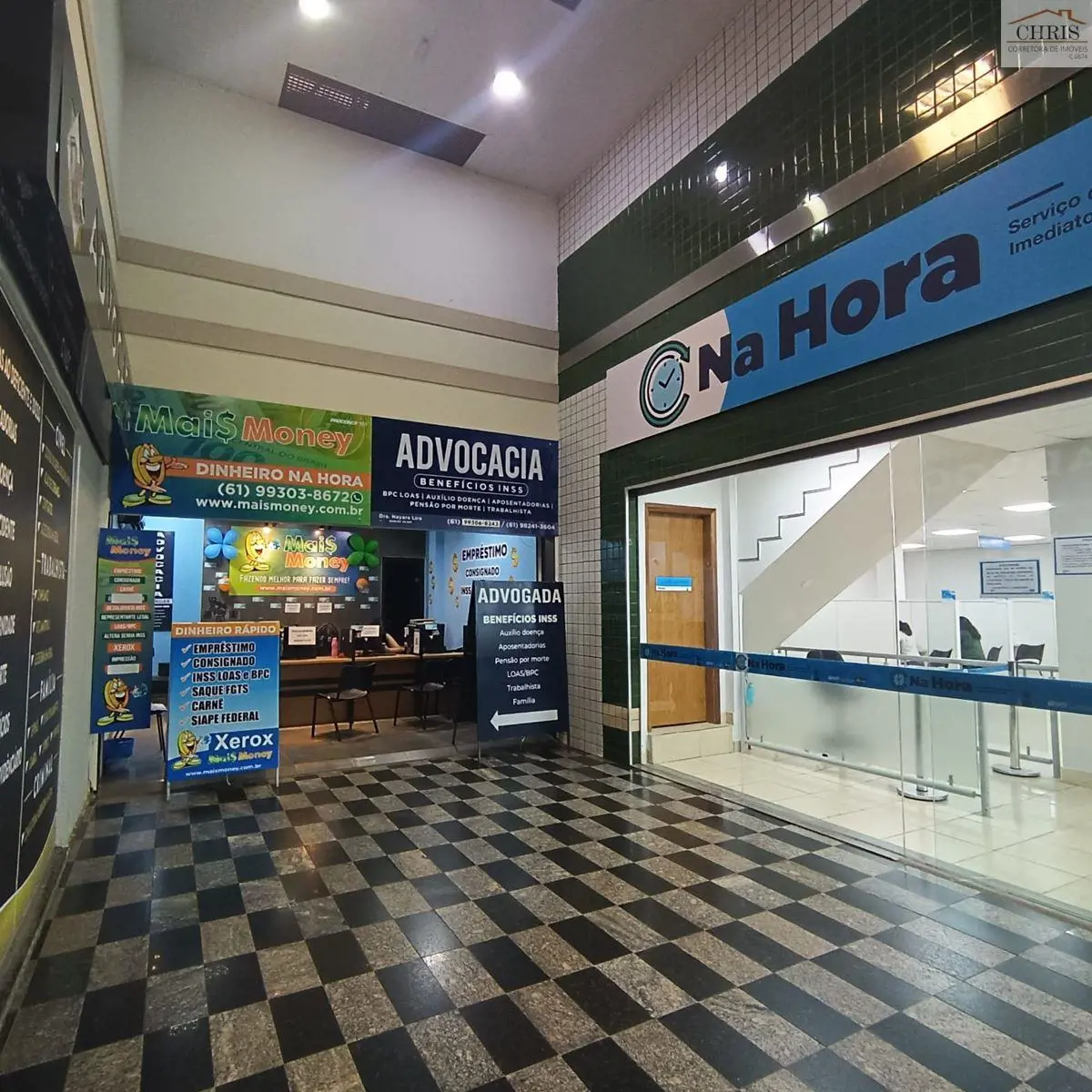 EXCELENTE LOJA COMERCIAL COM MESANINO NO GAMA SHOPPING.AO LADO DA PRAÇA DE ALIME...