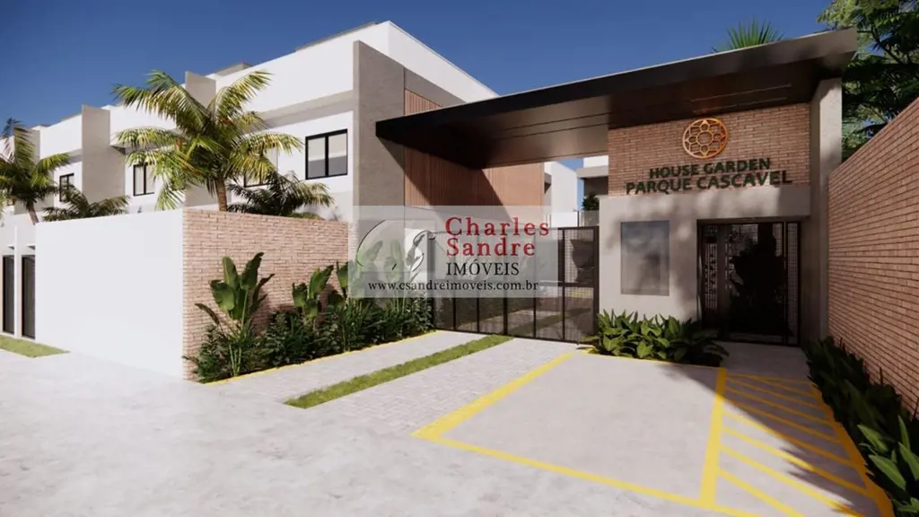 House Garden Cascavel - Jardim Atlântico Sobrado sendo 3 suítes Lavabo Sacada Qu...