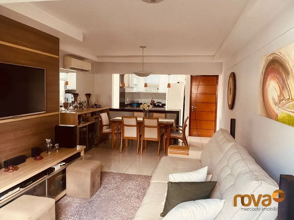 Apartamento com 3 quartos 1 suite no Setor Bela Vista, Sala para 2 ambientes, Co...