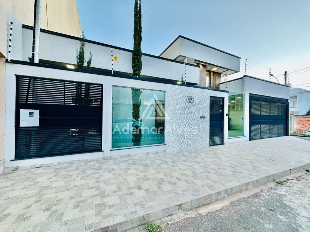ADEMAR ALVES EMPREENDIMENTOS IMOBILIÁRIOSVENDE EXCELENTE CASA TERREA MODERNA NO ...