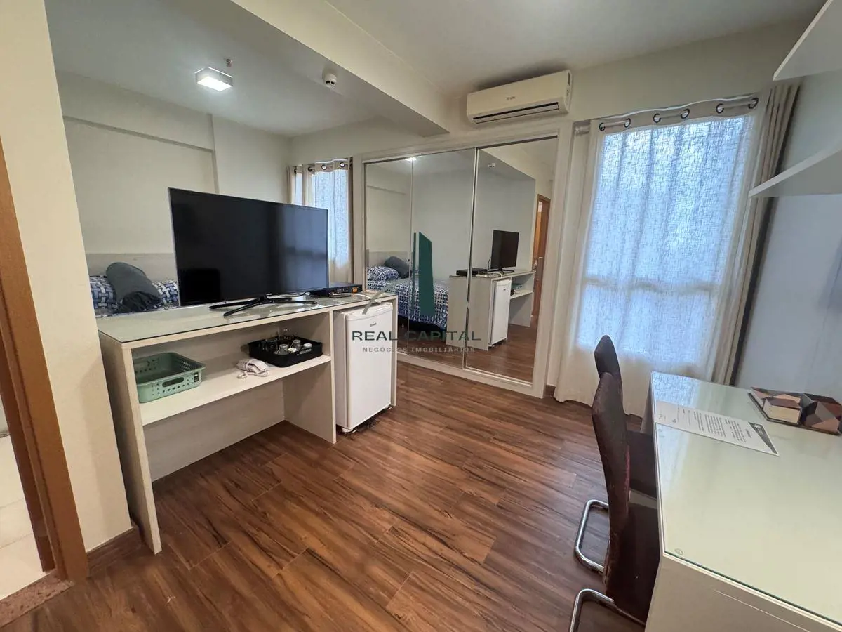 ESPECIFICAÇÕES DO APARTAMENTO:Apartamento 01 quarto com 25 m², armários planejad...