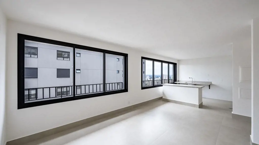 Apartamento de 74 m² no Moove Home, Setor Bueno, com 2 quartos (1 suíte), sala i...