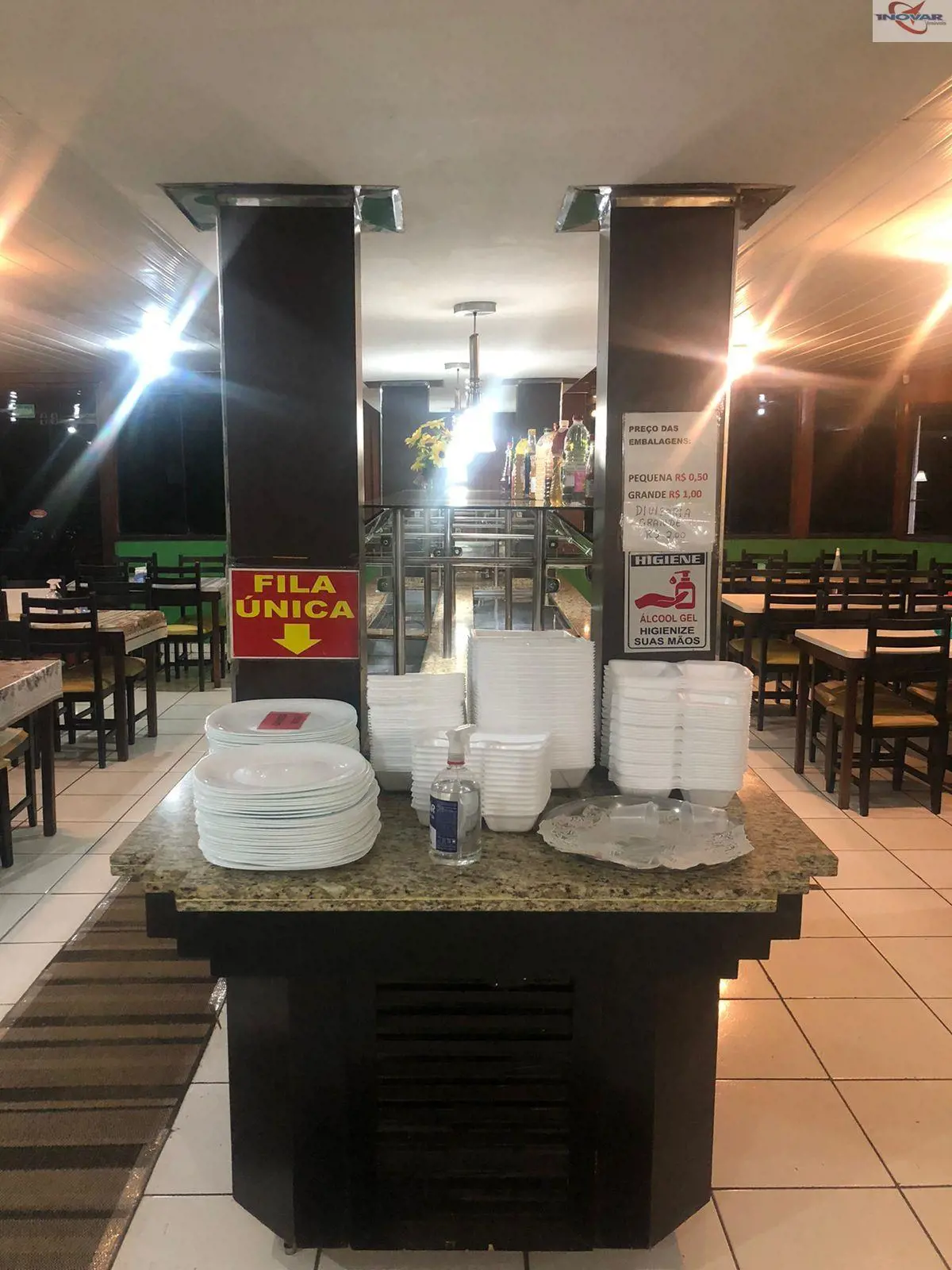 RESTAURANTE NA QE 34 DE ESQUINA NA AVENIDA CENTRAL DO GUARA IIESCELENTE LOCALIZA...