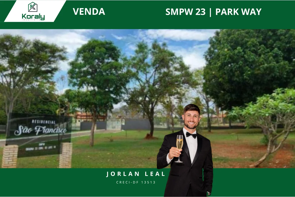 Park Way lote/terreno a venda Quadra 23 Conjunto 3 - 2.500m2 + 2.500 m2 Koraly I...