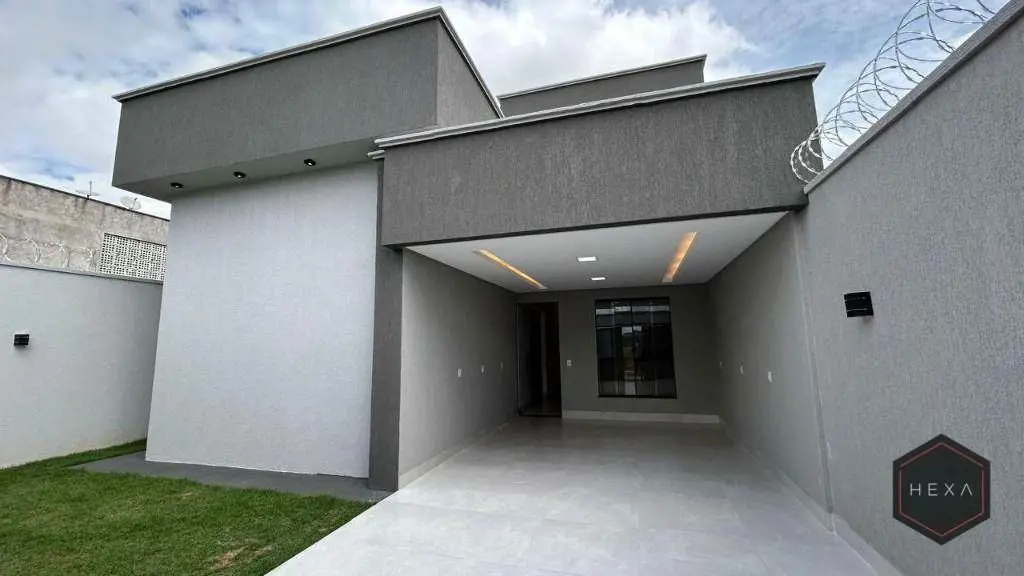 Casa nova a venda no Residencial Recanto das Emas, casa linda, com área de terre...