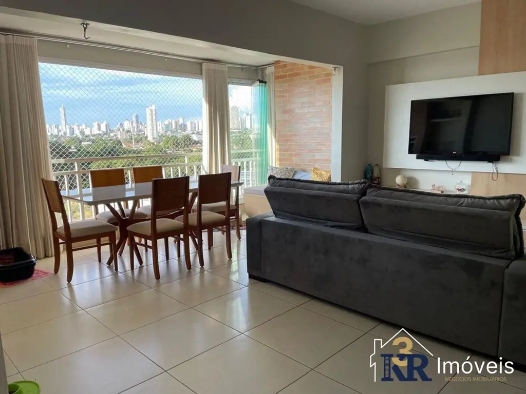 Apartamento de 3 quartos com 3 suites plenas com churrasqueira a carvão na varan...