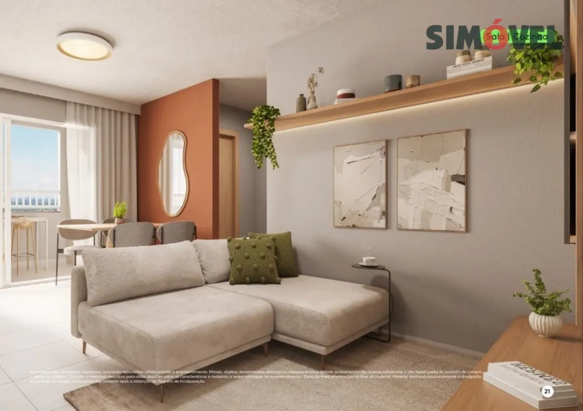 Lançamento na Samambaia, apto de 45m², 2 qtos, varanda, lazer, a partir de R$: 2...