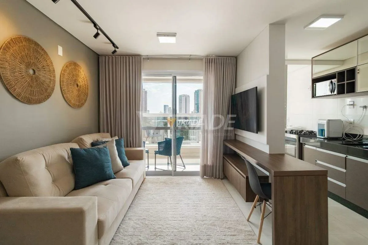 Apartamento Mobiliado para Locação no Setor Marista | 1 Quarto | 48,5 m² | Andar...