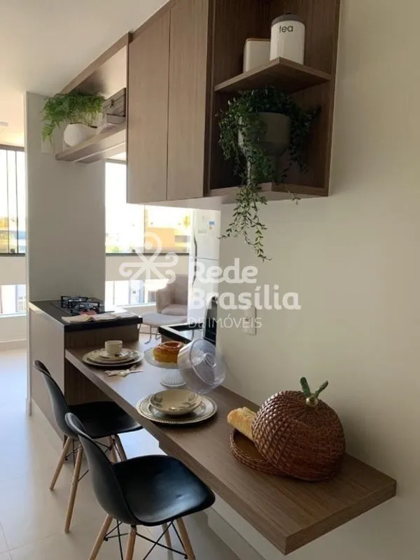 CLN 411 - Apartamento 1 suíte - Asa Norte, Brasília - DFO imóvel é mobiliado.Viu...