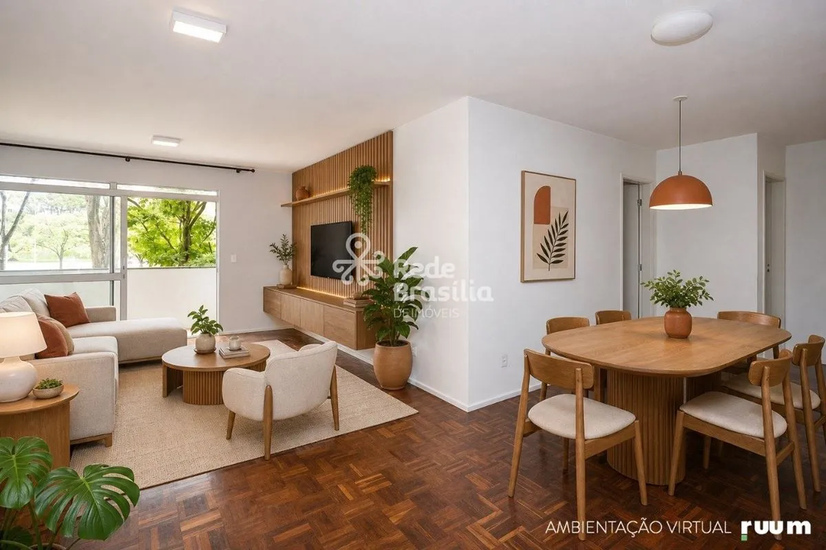 SQN 215 - Asa NorteÓtimo apartamento de canto, vazado, ideal para repaginar. Pla...