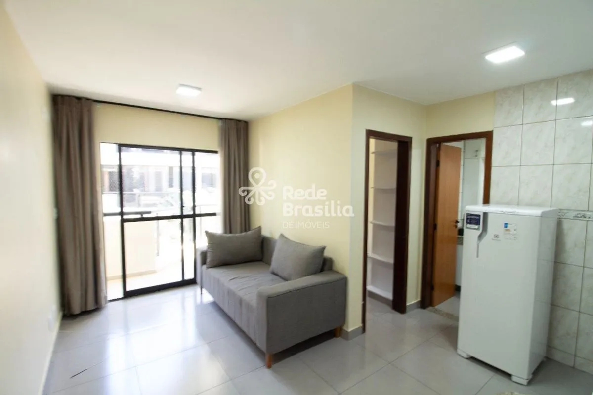 SGAN 914 - Kitnet Semimobiliada com varanda no Res. South Beach - Asa Norte - DF...