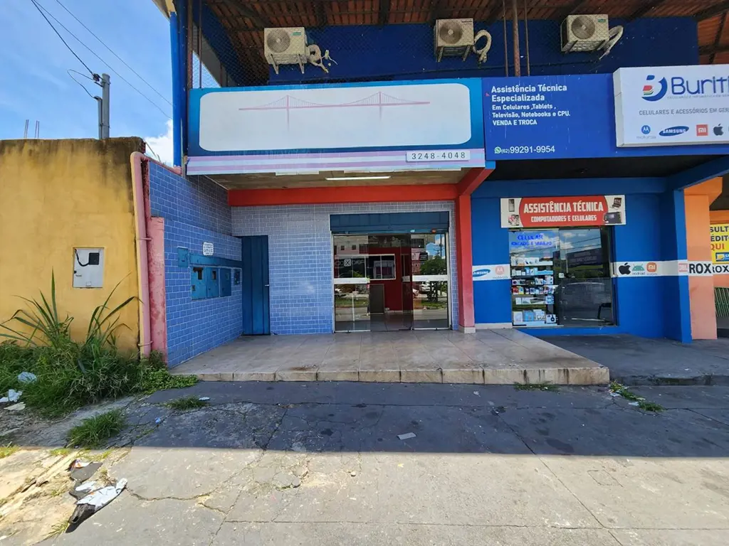 Sala comercial térrea na Avenida José Leandro da Cruz próximo ao Buriti Shooping...