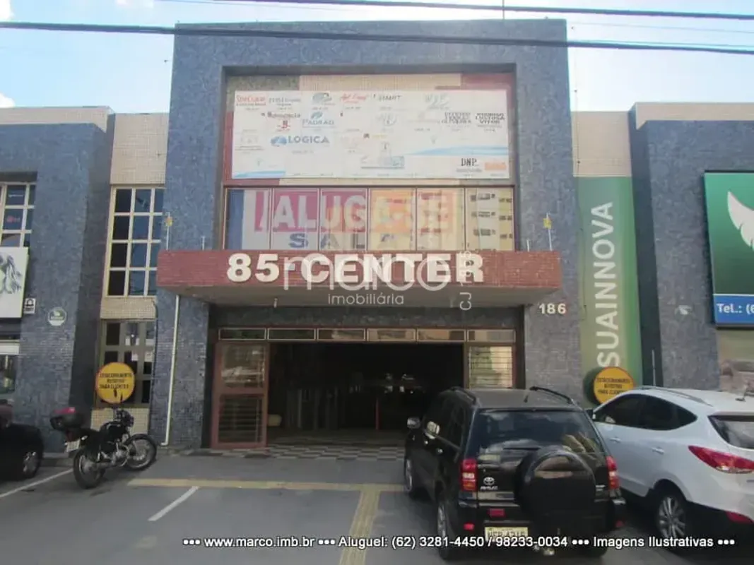 Loja comercial contendo 23m², Banheiro e Estacionamento rotativo.Rua 85, Qd. F-1...