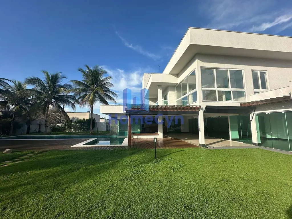 Luxuoso Sobrado no Alphaville Goiás 06 suítes espaçosasSala ampla com design mod...