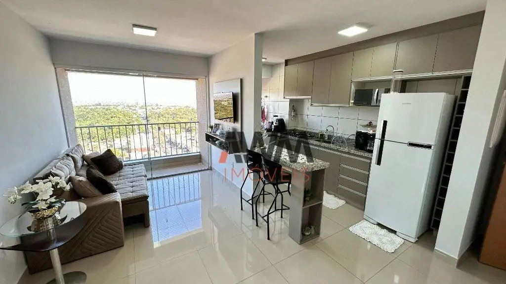 Apartamento com 2 quartos sendo 1 suite, completo em armarios, vista privilegiad...