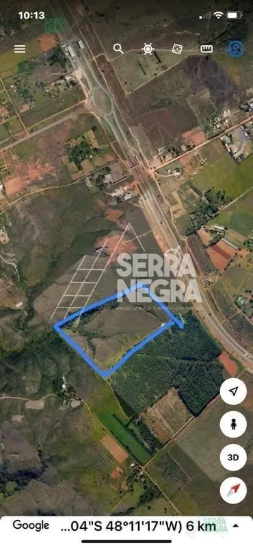 Espetacular área de 120.000 m2, às margens da rodovia BR-070, CEILÂNDIA-DF.Área ...